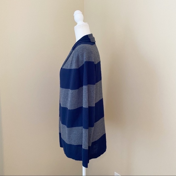 Theory 100% Cashmere Ashtry Gray Navy Open Cardigan - XS - Picture 2 of 10